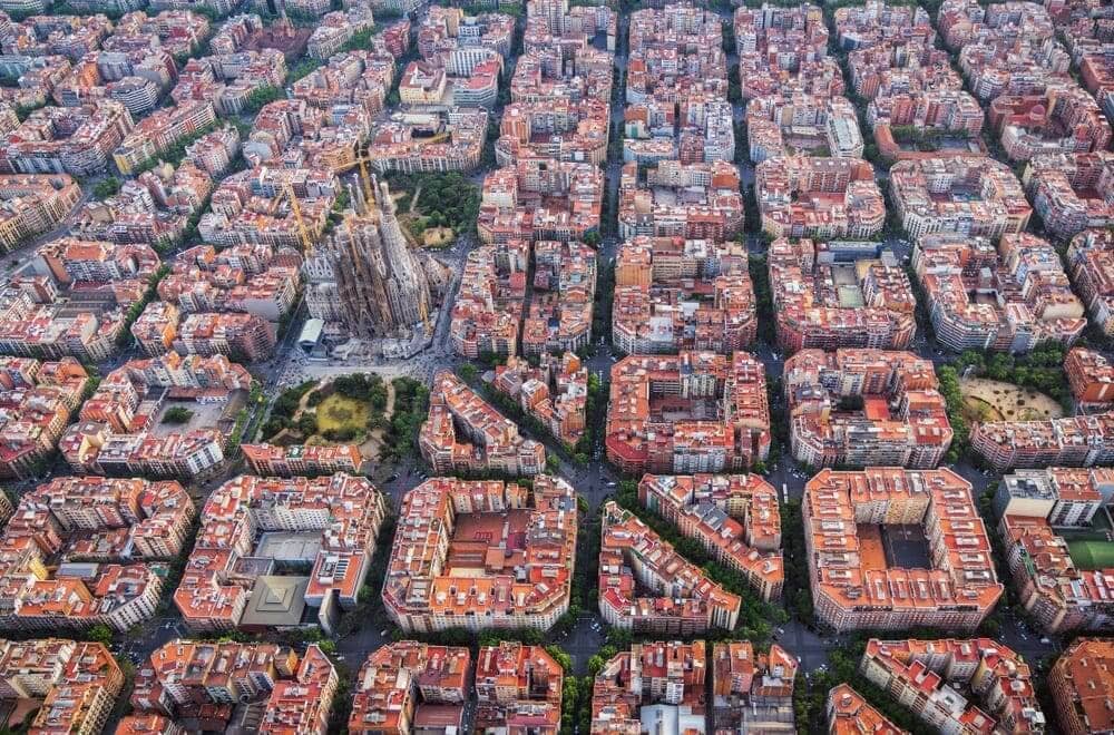 Precios por metro cuadrado por barrios de Barcelona 2020