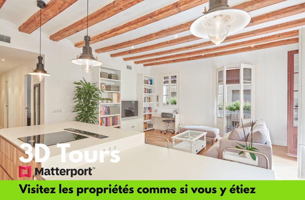 Tours 3D : visitez les propriétés comme si vous y étiez