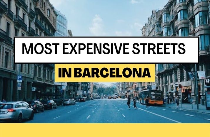 The 4 most expensive streets in Barcelona